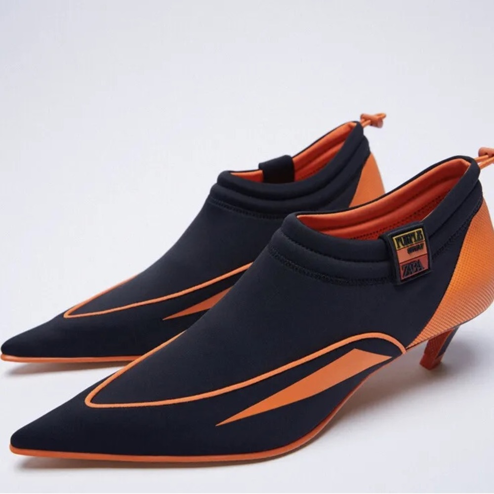 Zara x Purple magazine collab neoprene shoes 38